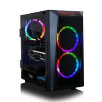 CLX - SET Gaming Desktop - AMD Ryzen 9 5900X  - 16GB Memory - GeForce RTX 3060 Ti - 240GB SSD + 2TB HDD - Black - Front_Zoom