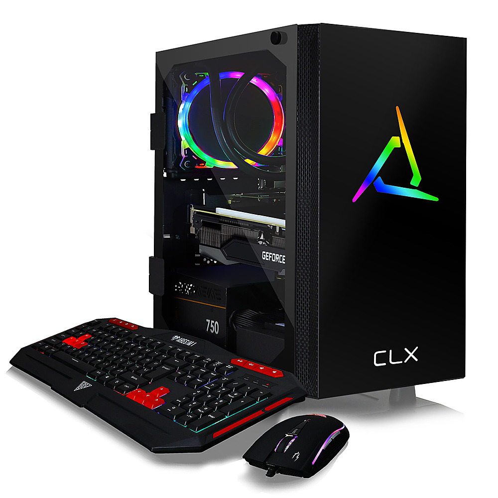 CLX SET Gaming Desktop AMD Ryzen 7 5800X 16GB  - Best Buy