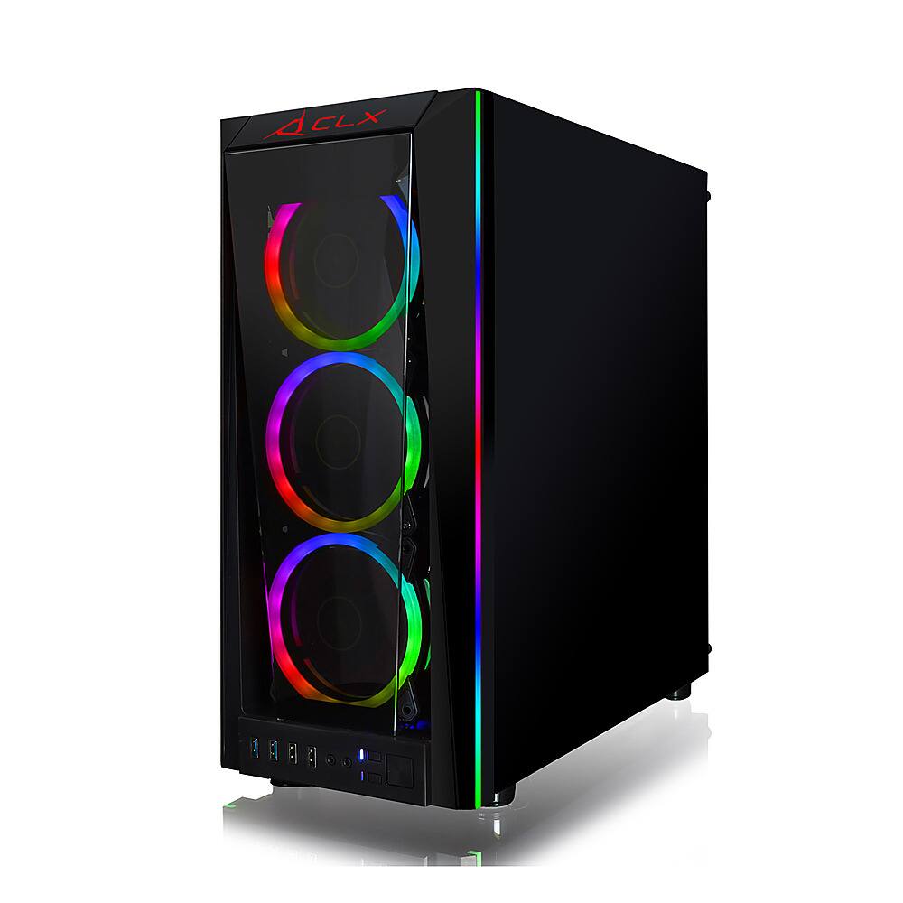 CLX SET Gaming Desktop Intel Core i9 9900KF 32GB DDR4 3000GHz Memory NVIDIA  GeForce RTX 3060 Ti 960GB SSD + 4TB HDD Black TGMSETRTH0C38BM - Best Buy