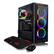 Alt View 4. CLX - SET Gaming Desktop - Intel Core i9 9900KF - 32GB DDR4 3000GHz Memory - NVIDIA GeForce RTX 3060 Ti - 960GB SSD + 4TB HDD - Black.
