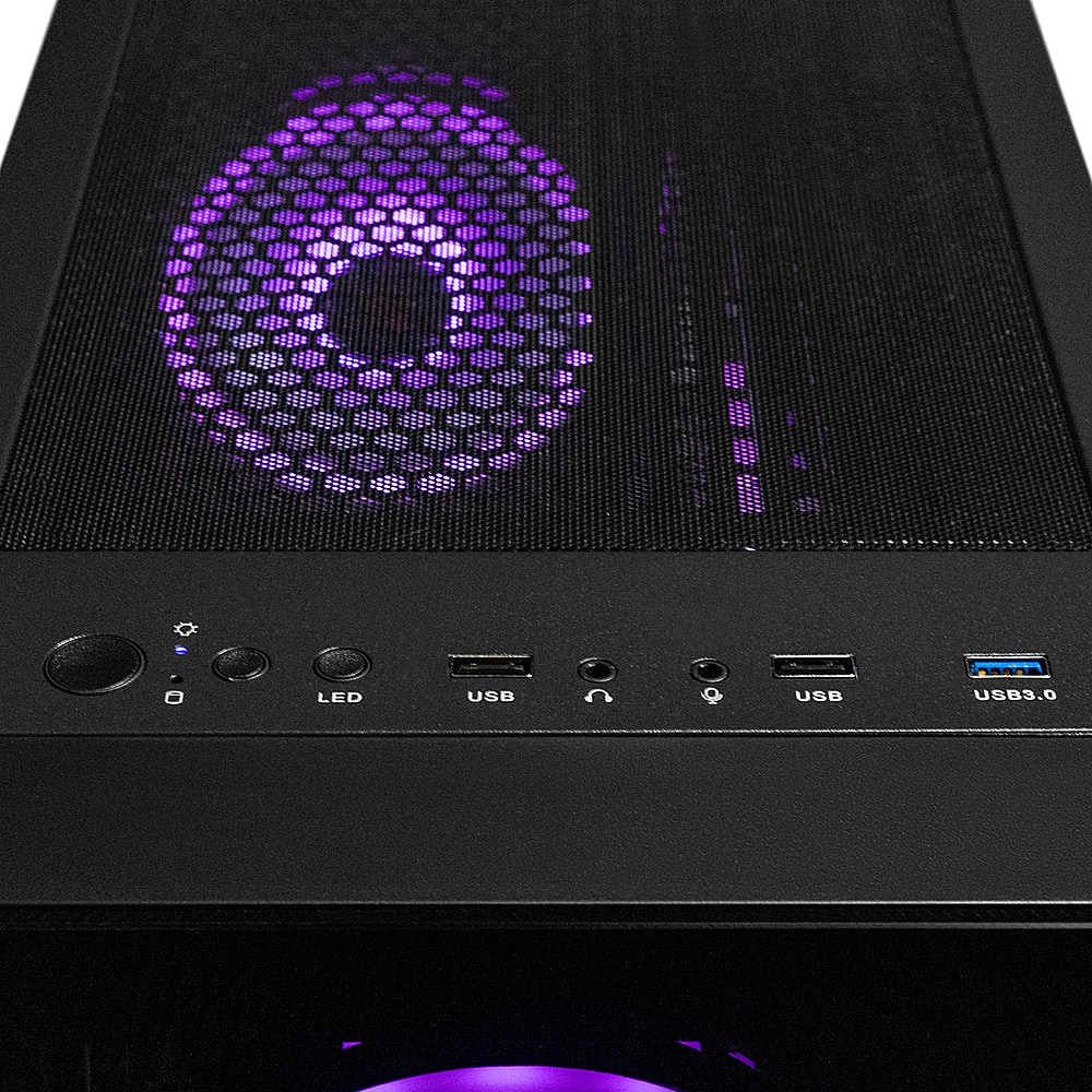 Back. CLX - SET Gaming Desktop - Intel Core i9 12900KF - 32GB DDR4 3200 Memory - GeForce RTX 4060 Ti - 1TB NVMe M.2 SSD + 4TB HDD - Black.