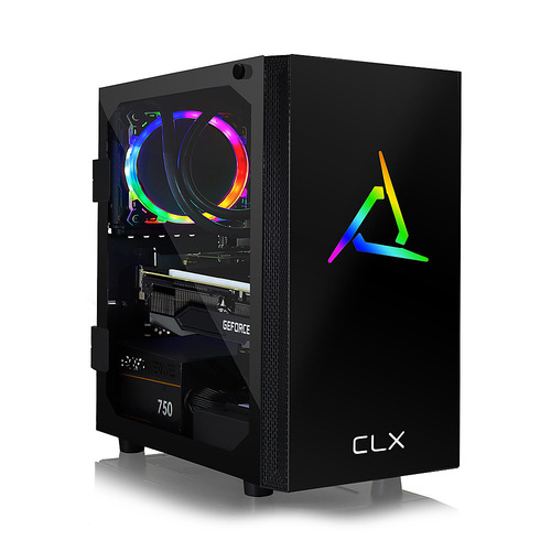 CLX - SET Gaming Desktop - Intel Core i7 9700KF  - 16GB Memory - GeForce RTX 3060 Ti - 480GB SSD + 3TB HDD