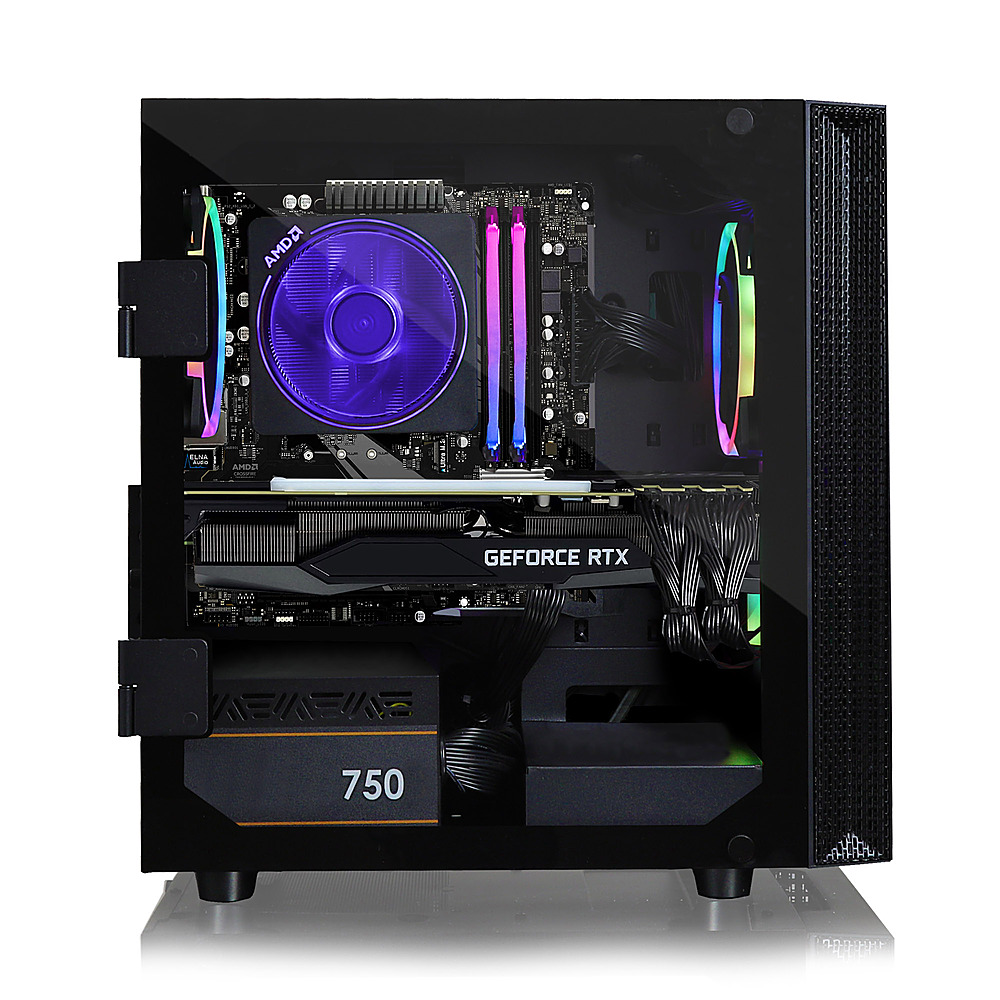 CLX SET Gaming Desktop AMD Ryzen 5 3600 16GB Memory NVIDIA GeForce RTX 3070  480GB SSD + 2TB HDD Black TGMSETRTM0C14BM - Best Buy