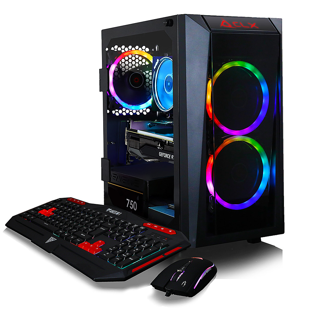 CLX SET Gaming Desktop AMD Ryzen 5 3600 16GB  - Best Buy