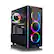 Front. CLX - SET Gaming Desktop - Intel Core i9 10850K - 32GB DDR4 3000GHz Memory - NVIDIA GeForce RTX 3060 Ti - 960GB SSD + 4TB HDD - Black.