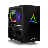 CLX - SET Gaming Desktop - AMD Ryzen 7 3700X  - 16GB Memory - GeForce RTX 3070 - 480GB SSD + 2TB HDD - Black - Front_Zoom