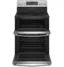 Alt View 11. GE Profile - 6.6 Cu. Ft. Freestanding Double Oven Electric True Convection Range with No Preheat Air Fry and Wi-Fi - Stainless Steel.