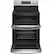 Alt View 11. GE Profile - 6.6 Cu. Ft. Freestanding Double Oven Electric True Convection Range with No Preheat Air Fry and Wi-Fi - Stainless Steel.