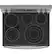 Alt View 14. GE Profile - 6.6 Cu. Ft. Freestanding Double Oven Electric True Convection Range with No Preheat Air Fry and Wi-Fi - Stainless Steel.