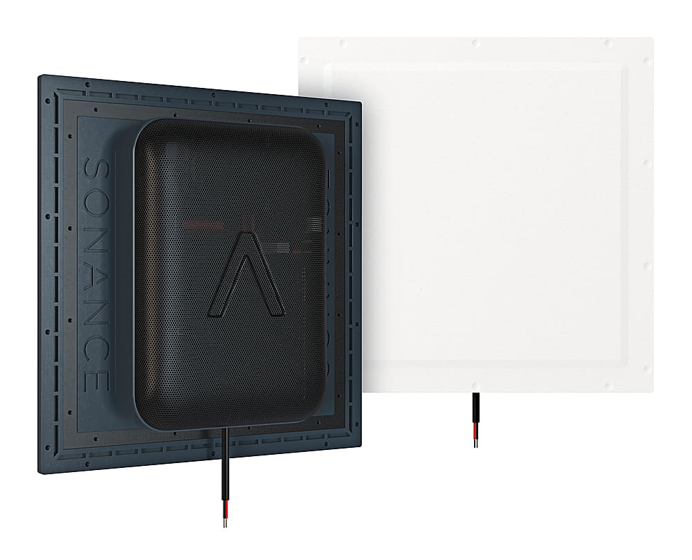 Sonance - IS6 - Invisible Series 6.5" 2-Way Invisible In Wall / In Ceiling Speaker (Pair) - Paintable White