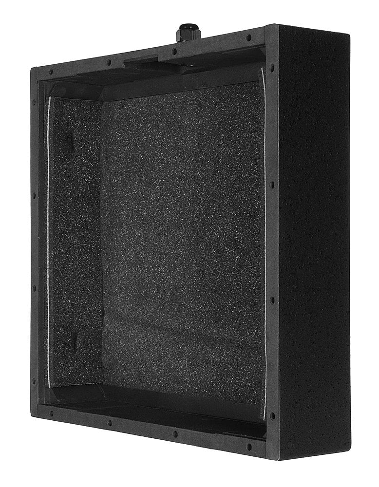 Front. Sonance - SMALL IS ENCLOSURE - Invisible Series Sound Isolating Enclosure for IS6 Speaker (Each) - Black.