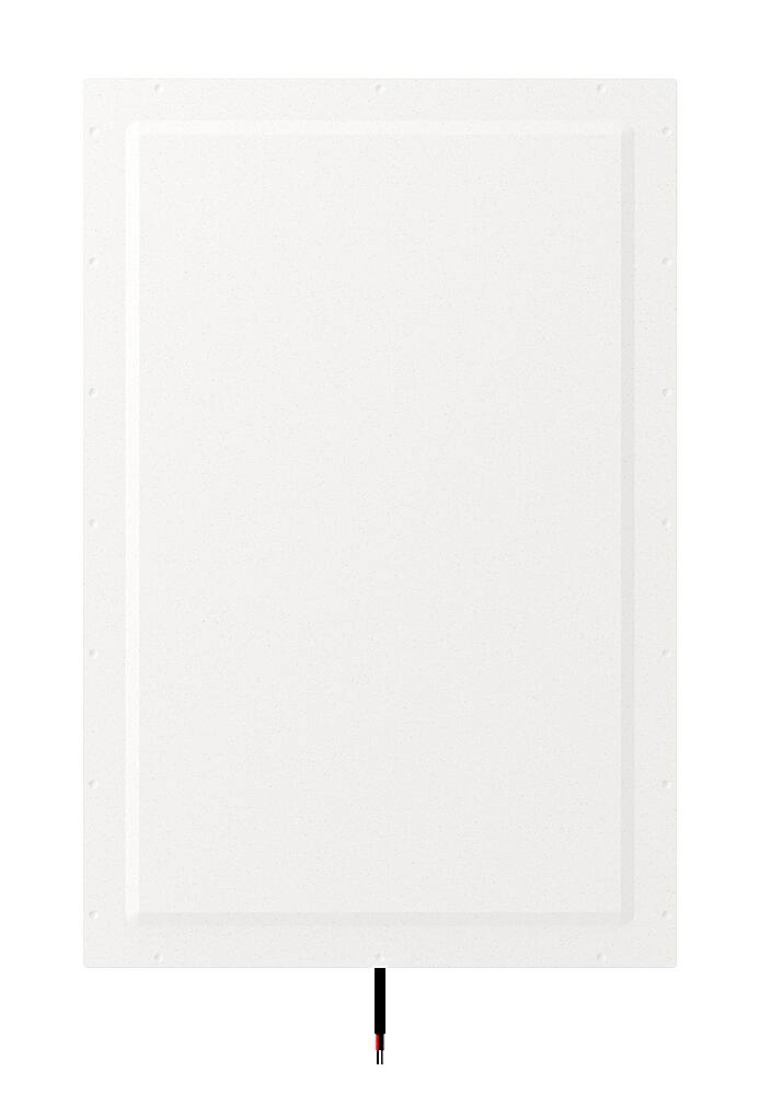 Angle. Sonance - IS8 - Invisible Series 8" 2-Way Invisible In Wall / In Ceiling Speakers (Pair) - Paintable White.