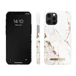 iDeal of Sweden - Fashion Case Apple iPhone 12 Pro Max - White and Gold