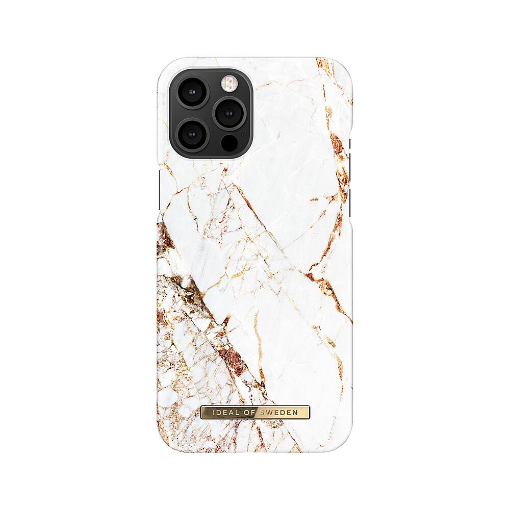 Alt View 11. iDeal of Sweden - Fashion Case Apple iPhone 12 Pro Max - White and Gold.
