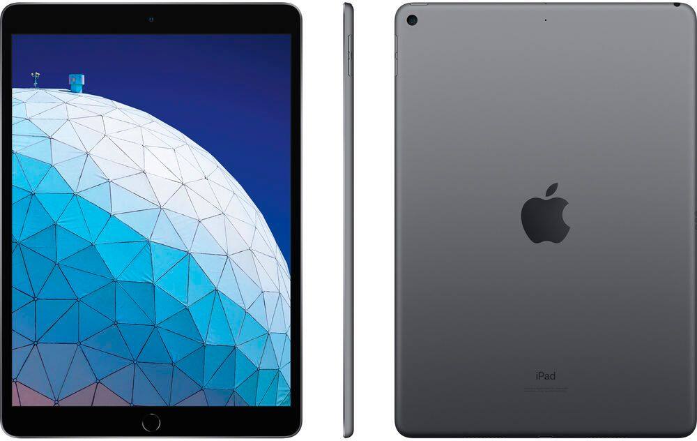 Alt View 11. Apple - Certified Refurbished iPad Air 10.5-Inch (3rd Generation) (2019) Wi-Fi - 64GB - Space Gray.