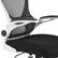 Alt View 15. OSP Home Furnishings - Mesh Back Manager’s Chair with Bulit in Lumbar Support and Chrome Base - Black/White.