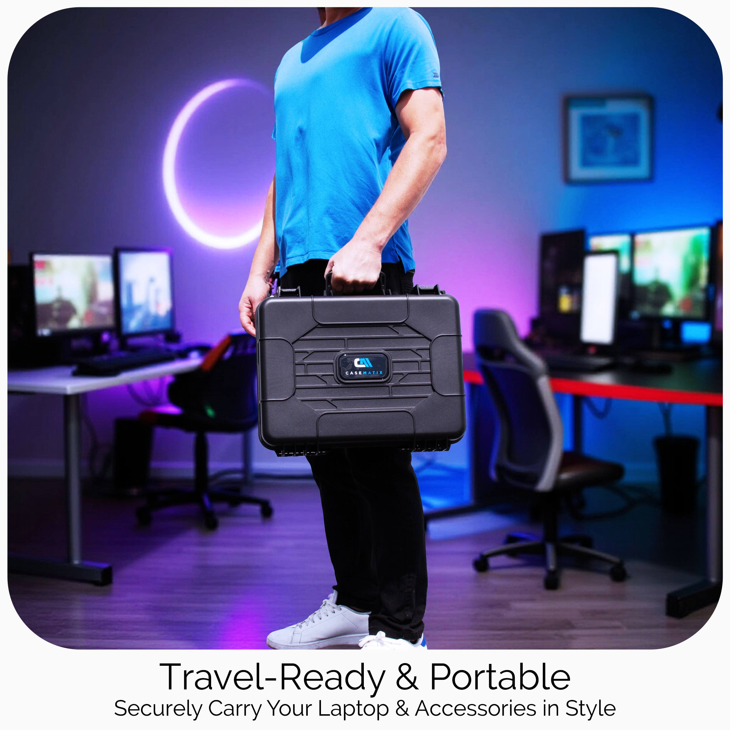 Travel-Ready & Portable  
Securely Carry Your Laptop & Accessories in Style