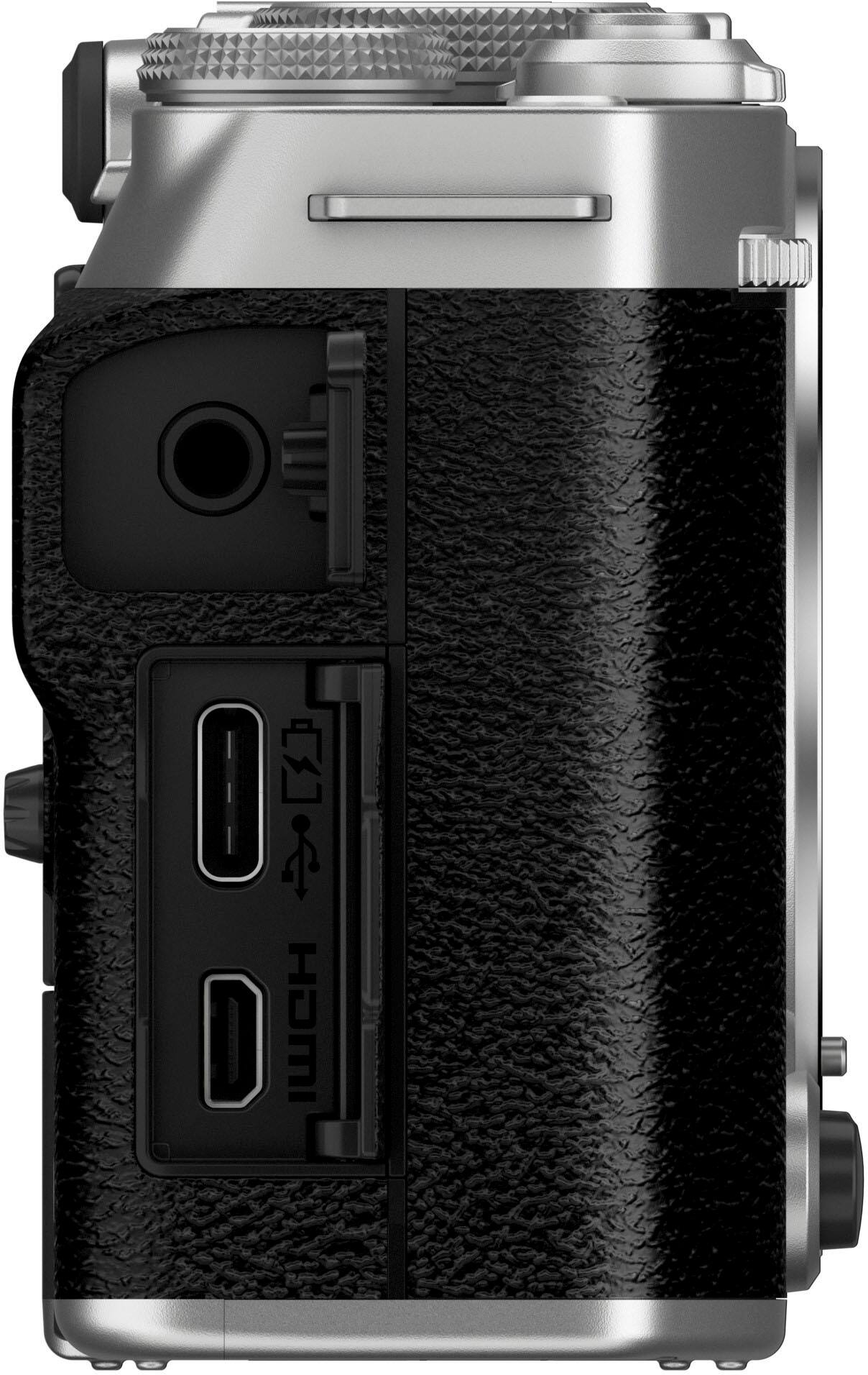 Back. Fujifilm - X-M5 Mirrorless Camera Body - Silver.