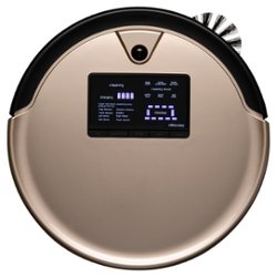 bObsweep - Bob PetHair Plus Robot Vacuum and Mop - Champagne - Front_Zoom