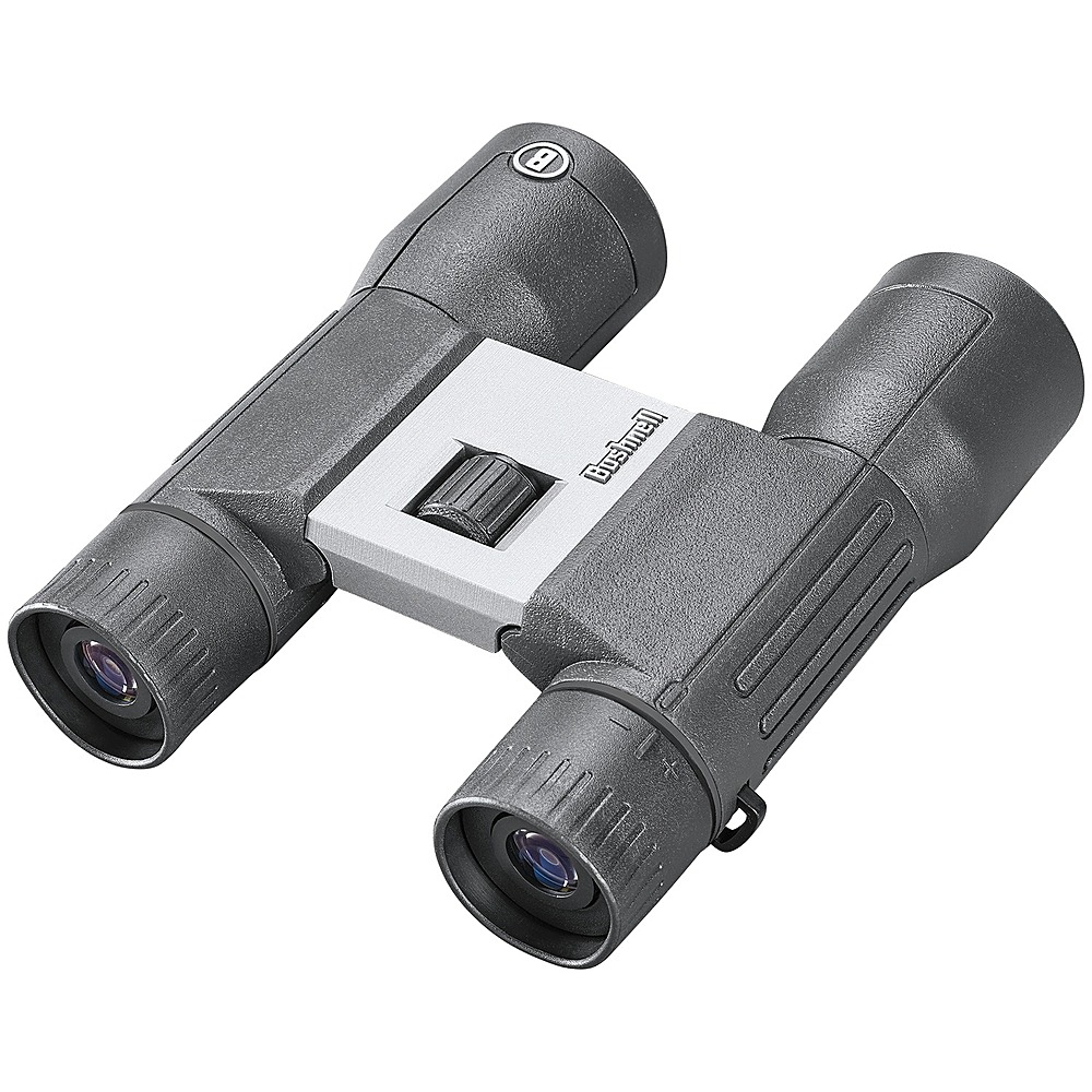 Left View: Bushnell - PowerView 2 16x 32mm Roof Prism Binoculars - Gray