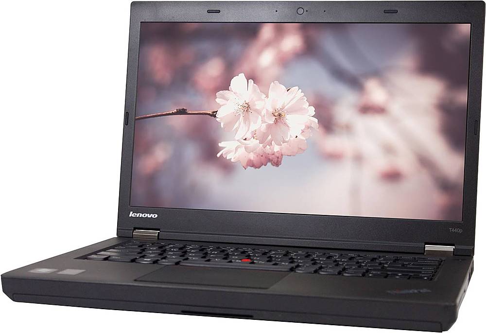 Lenovo - ThinkPad T440p 14" Refurbished Laptop - Intel Core i7 - 16GB Memory - 256GB Solid State Drive - Black
