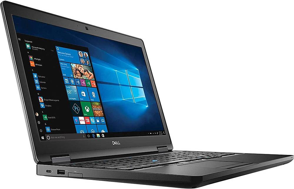 Angle View: Dell - Refurbished Latitude 5590 15.6" Laptop - Intel Core i5 - 16GB Memory - 512GB Solid State Drive