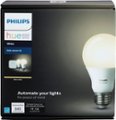 Angle Zoom. Philips - Geek Squad Certified Refurbished Hue White Bluetooth Smart A19 LED Starter Kit - White.