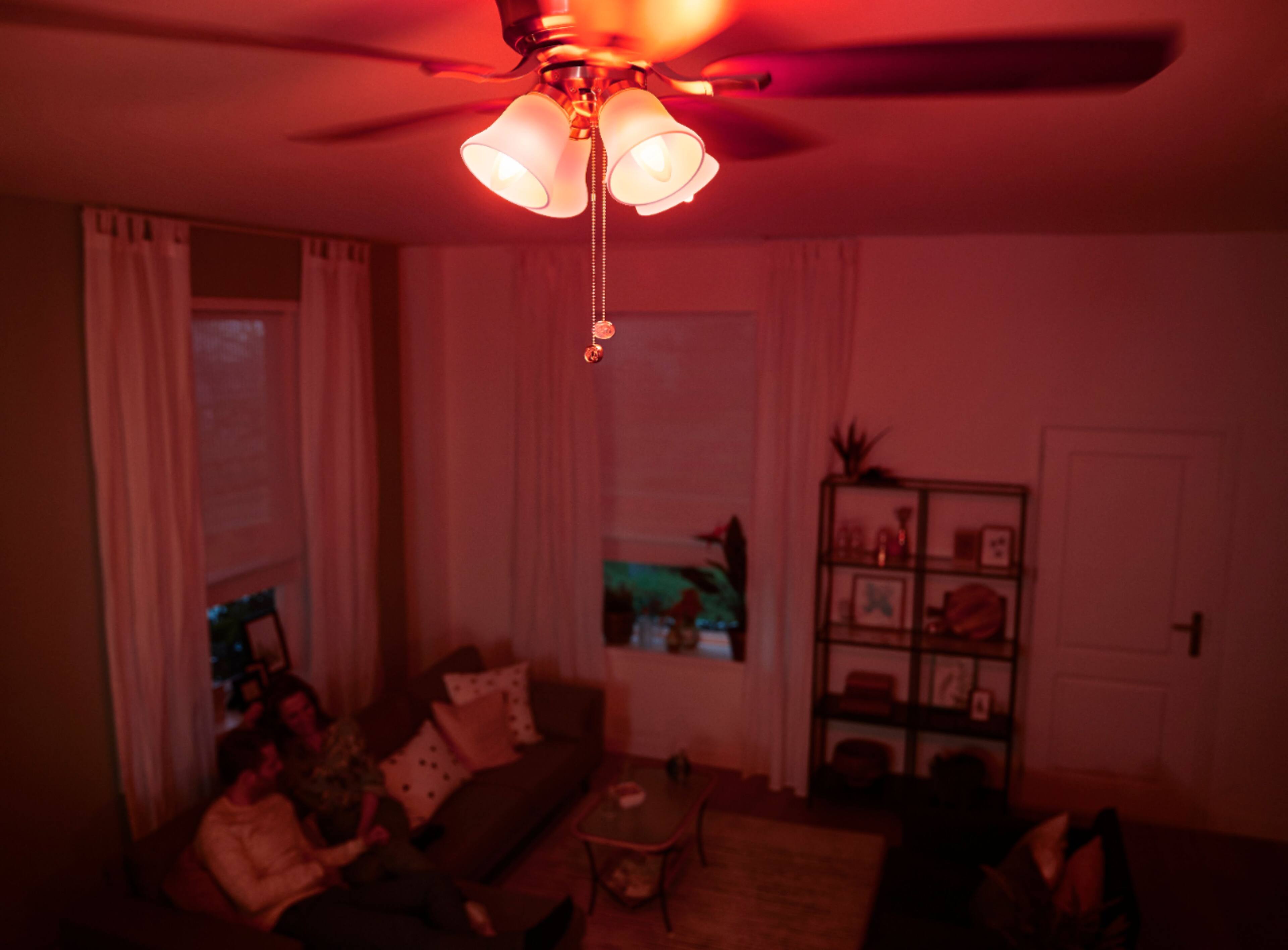 Alt View 13. Philips - Geek Squad Certified Refurbished Hue E12 Smart LED Bulb - White and Color Ambiance.