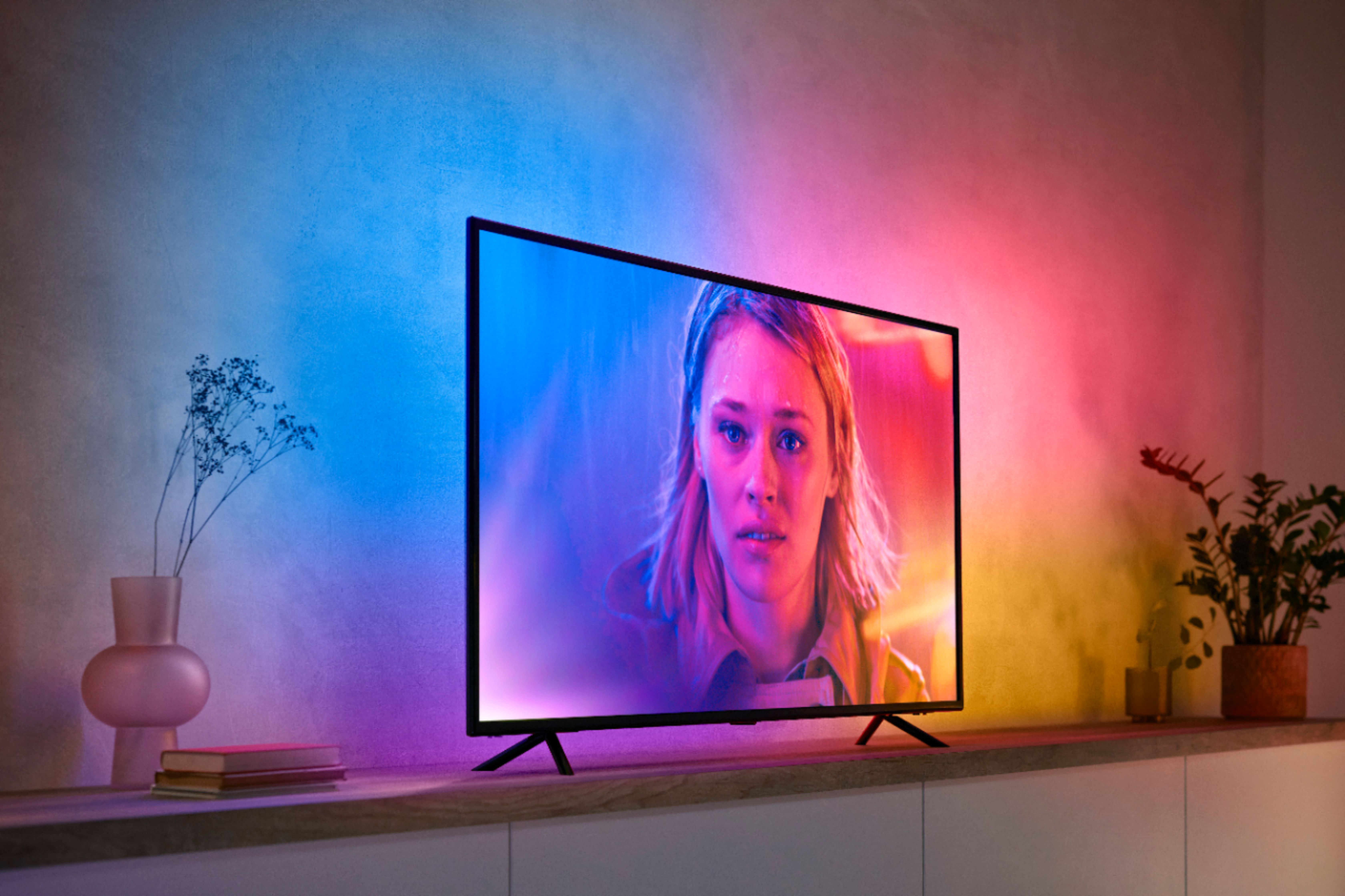 Philips Hue Play Gradient Lightstrip pour TV 55 inch Transparant - 1x23W  1100lm - Dimension: 55