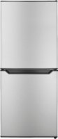 Insignia™ - 4.9 Cu. Ft. Mini Fridge with Bottom Freezer and Energy Star Certification - Stainless Steel - Front_Zoom