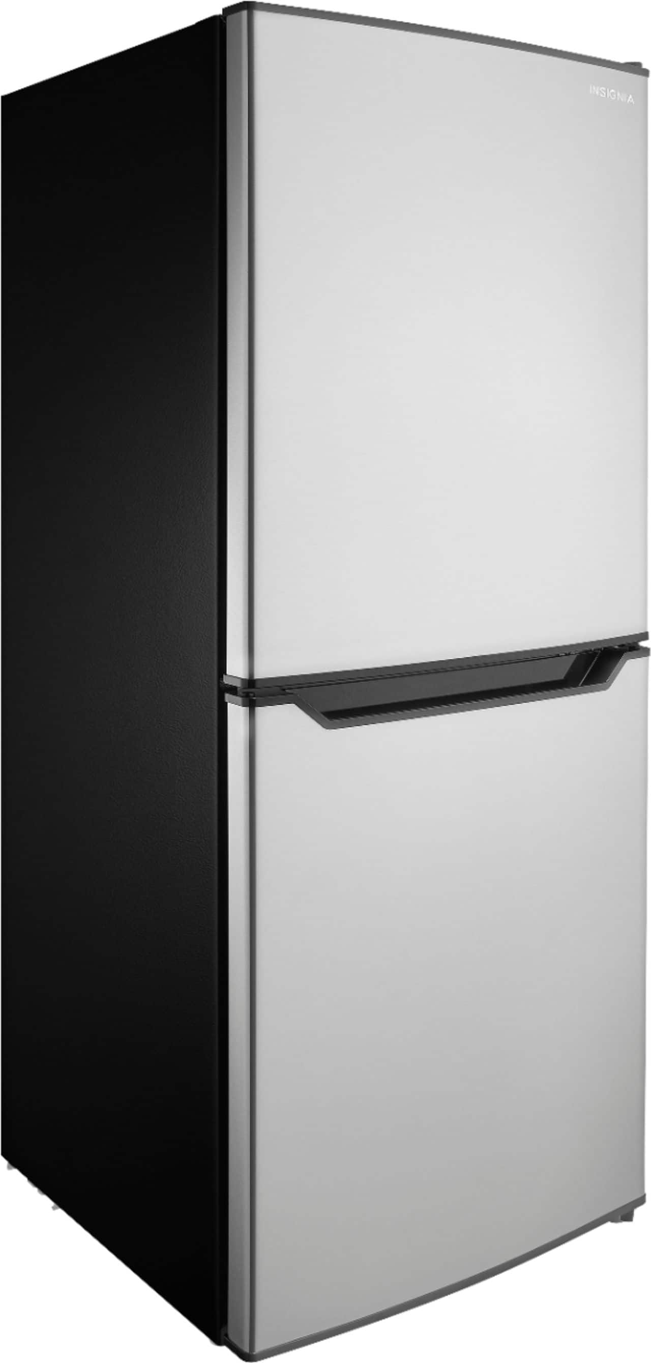 Alt View 13. Insignia™ - 4.9 Cu. Ft. Mini Fridge with Bottom Freezer and ENERGY STAR Certification - Stainless Steel.