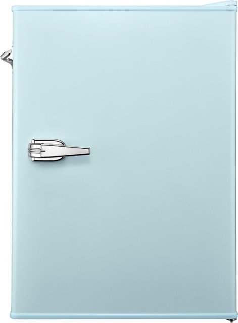 Insignia™ - 2.5 Cu. Ft. Retro Mini Fridge - Baby Blue TODAY ONLY At Best Buy