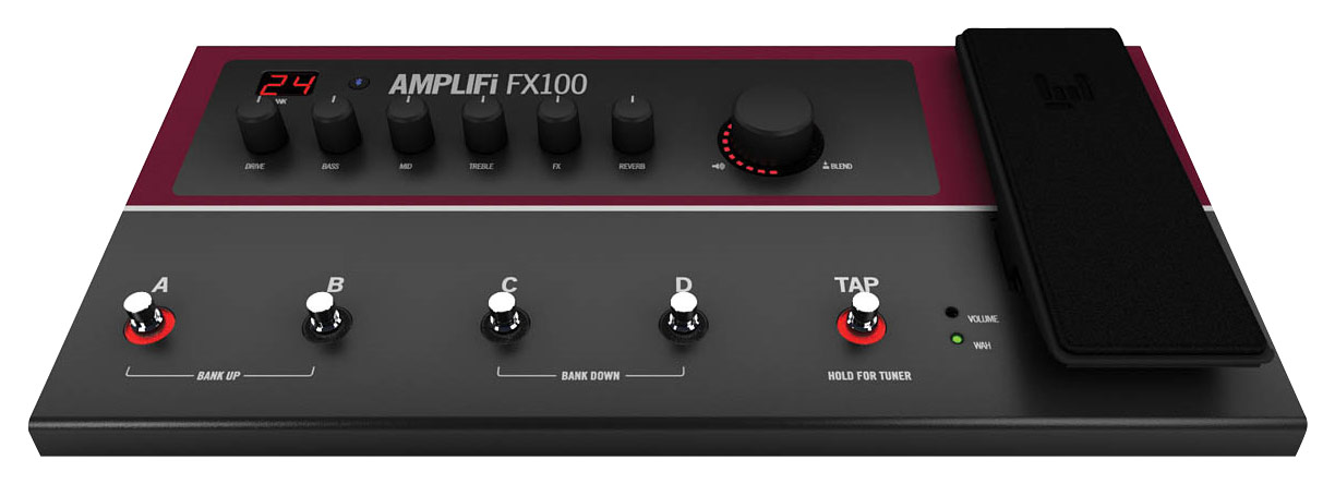Line 6 - AMPLIFi FX100 Multi Effects Pedal - Black/Red