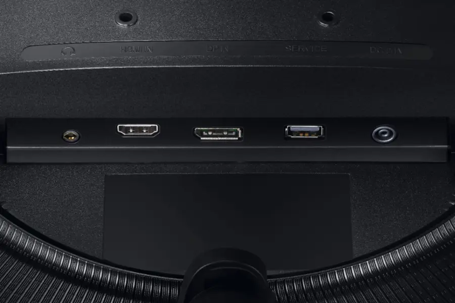 Alt View 22. Samsung - 34” Odyssey G5 1000R Curved 1ms 165Hz QHD FreeSync Prem Gaming Monitor - Black.