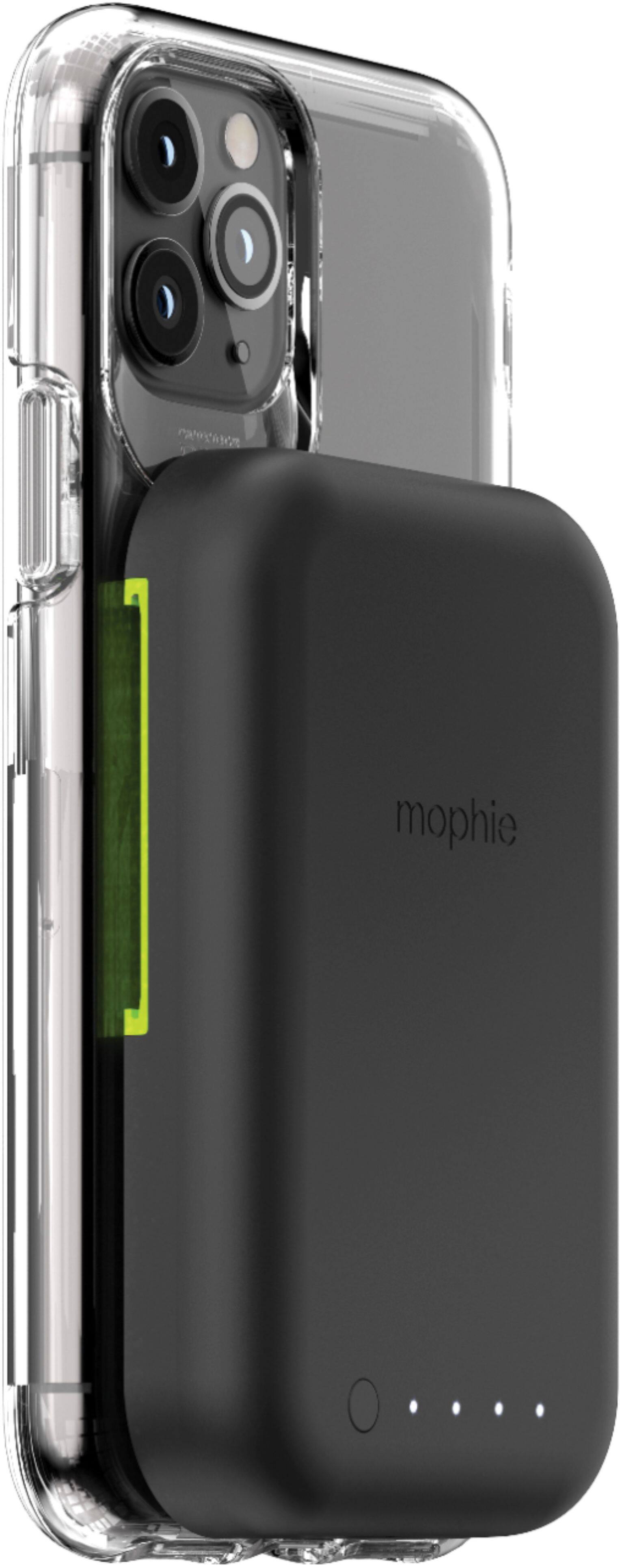 Alt View 2. mophie - Juice Pack Connect 5,000 mAh Portable Battery for Qi-enabled Smartphones - Black.