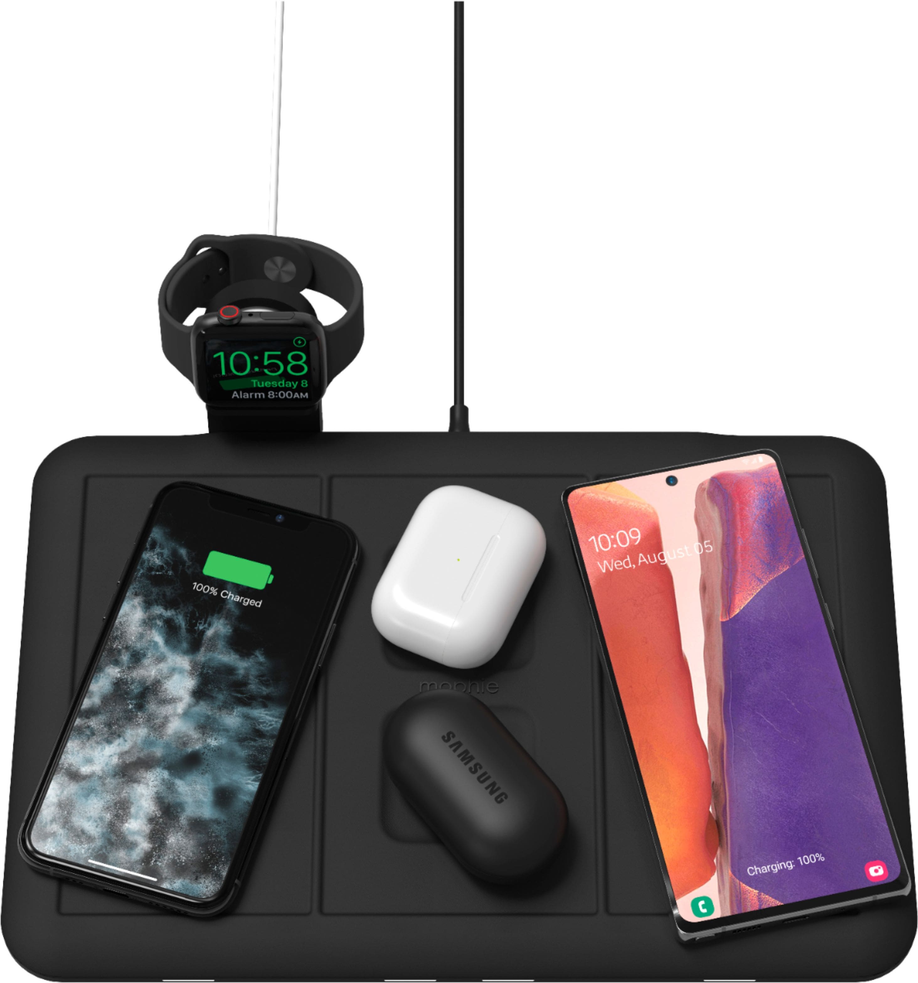 Alt View 12. mophie - 4-in-1 Universal Wireless Charging Mat - Black.