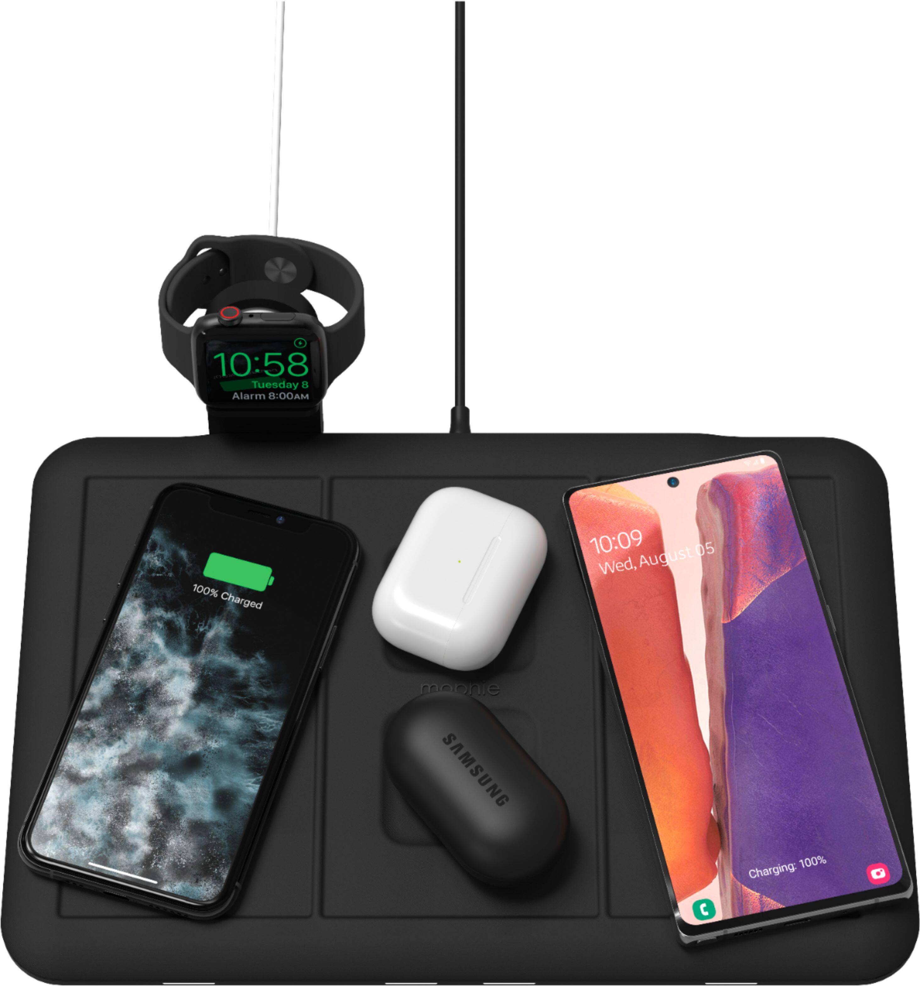 Alt View 12. mophie - 4-in-1 Universal Wireless Charging Mat - Black.