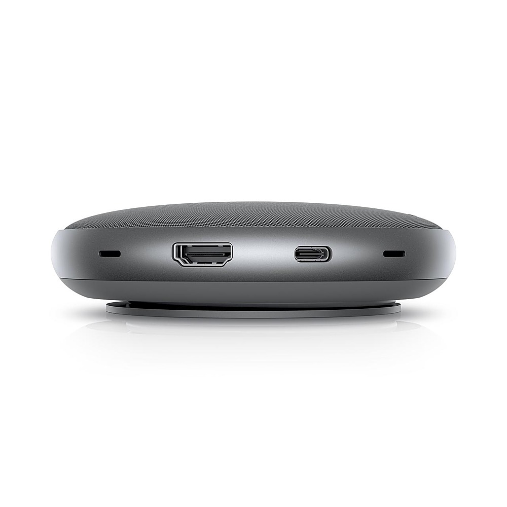 Angle View: Dell - Mobile Adapter Speakerphone MH3021P - USB 3.1-type C -1x HDMI- 2x USB 3.1 -type A - Gray
