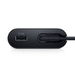 Alt View Zoom 1. 90W USB-C Power Adapter Plus for Dell laptops and USB-A mobile devices - Black.