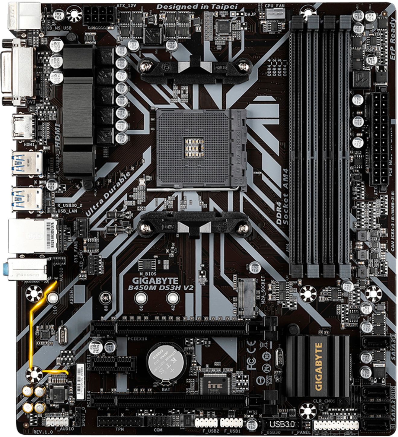 GIGABYTE B550M DS3H AM4 USB3.1 AMD Motherboard  - Best Buy
