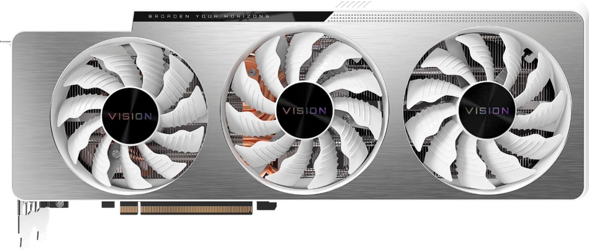 Best Buy: GIGABYTE NVIDIA GeForce RTX 3090 VISION 24GB GDDR6 PCI Express  4.0 Graphics Card White GV-N3090VISION OC-24GD