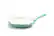 Angle. GreenPan - Rio Ceramic Nonstick 10" Open Frypan - Turquoise.