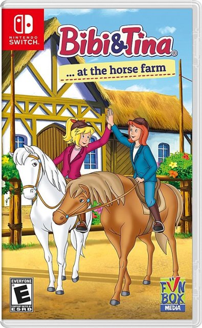 Front Zoom. Bibi & Tina at the Horse Farm - Nintendo Switch.
