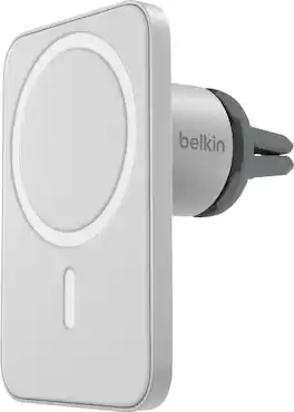 Belkin - MagSafe Vent Mount Pro - Car Phone Holder for iPhone 16, 15, 14 Pro, Pro Max, & Mini - Magnetic Phone Mount for Car - Gray