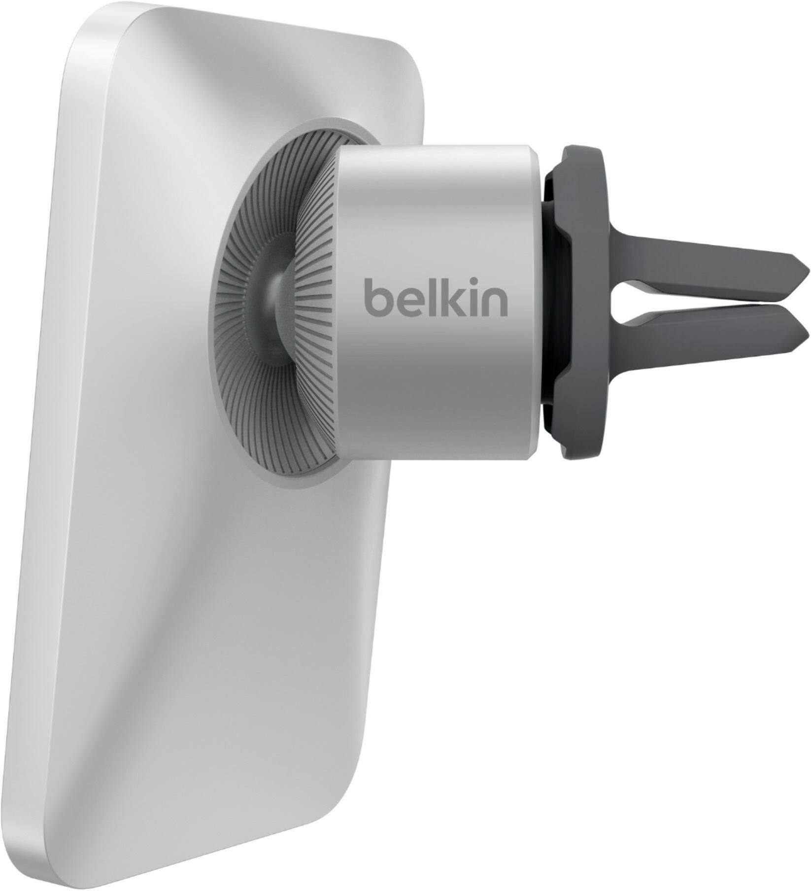 Alt View 11. Belkin - MagSafe Vent Mount Pro - Car Phone Holder for iPhone 15, 14, 13 Pro, Pro Max, & Mini - Magnetic Phone Mount for Car - Gray.