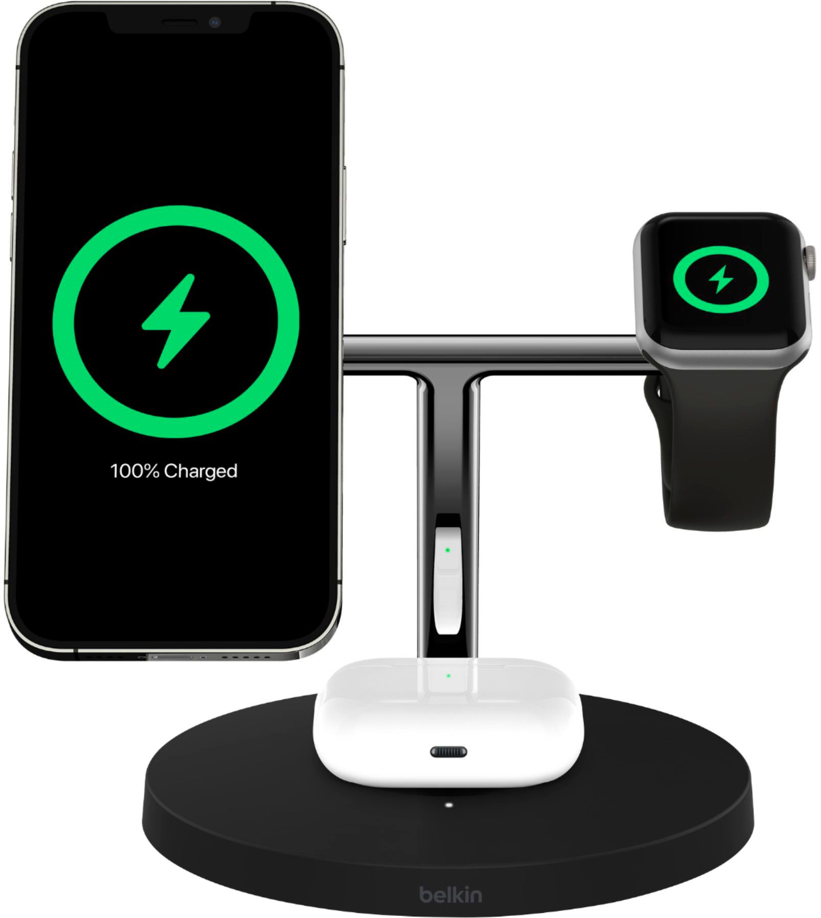 Belkin BOOSTCHARGE PRO 3 in 1 Wireless Charger with MagSafe for 