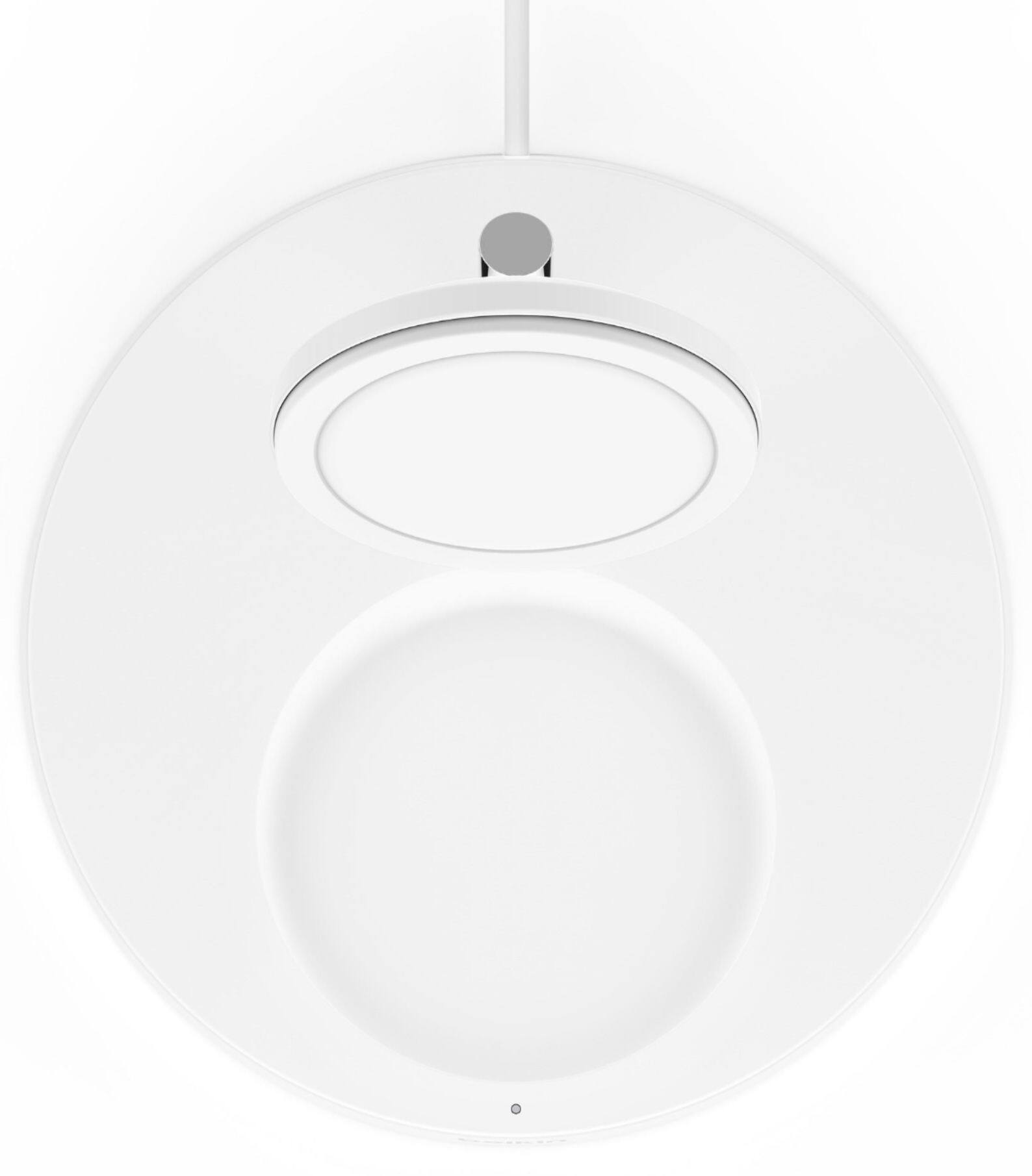 Alt View 13. Belkin - BoostCharge Pro 2-in-1 Wireless Charger Stand with MagSafe for iPhone 14/13/12 Series Devices - White.