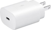 Samsung - 25W Super Fast Charging Wall Charger USB-C - White - Front_Zoom