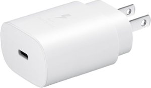 Samsung - 25W Super Fast Charging Wall Charger USB-C - White