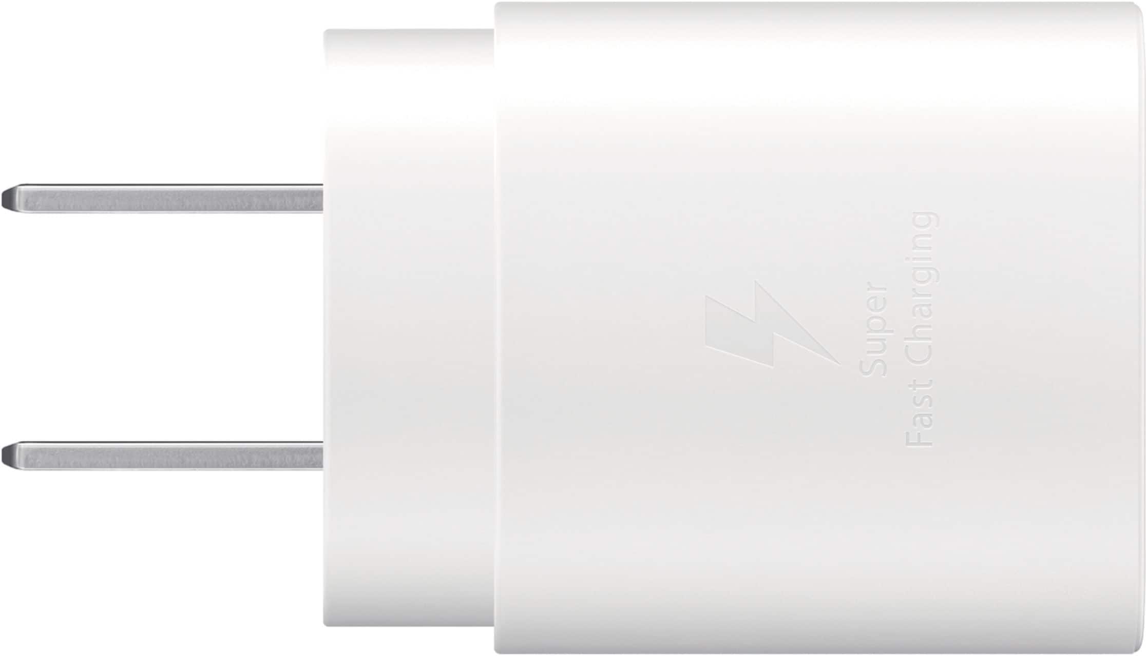 Alt View 11. Samsung - 25W Super Fast Charging Wall Charger USB-C - White.